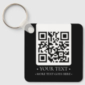 Uw zakelijke QR-code Sleutelhanger (Voorkant)