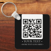 Uw zakelijke QR-code Sleutelhanger (Voorkant)