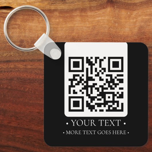 Uw zakelijke QR-code Sleutelhanger (Voorkant)