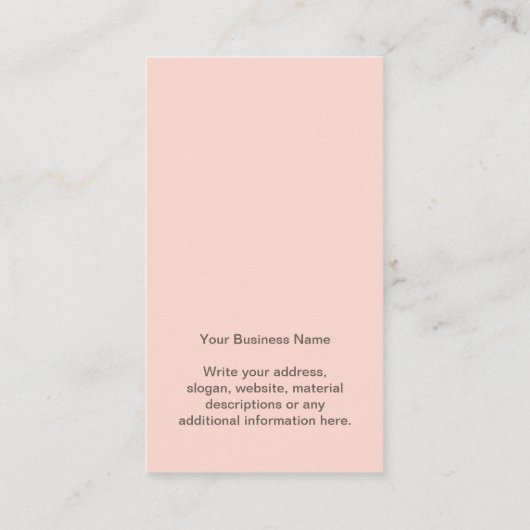 Uw zakelijke roze roze roze visitekaartje (Achterkant)