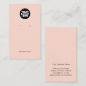 Uw zakelijke roze roze roze visitekaartje (Voorkant / Achterkant)