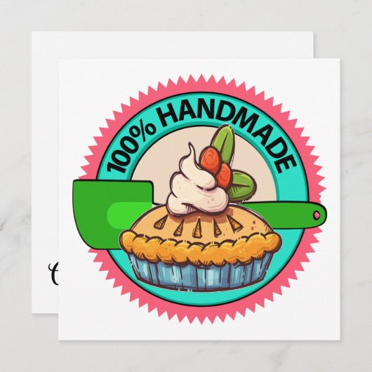 Uw zakelijke, vlakke Kaart (Voorkant / Achterkant)