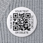 Uw zakelijke website voor kwaliteitscontrole Eenvo Ronde Button 5,7 Cm<br><div class="desc">*VOOR INSTRUCTIES OM ACHTERGROND OF TEKSTKLEUREN TE VERANDEREN, ZIE EINDE VAN DEZE BESCHRIJVING.* Promoot uw bedrijf aan potentiële klanten met moderne en professionele aangepaste QR-code ronde knoppen. Alle tekst op deze sjabloon is eenvoudig te personaliseren of te verwijderen. De scanbare code maakt het voor klanten gemakkelijk om uw bedrijfswebsite online...</div>