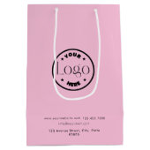 Uw zakelijke zakelijke professionele professionele medium cadeauzakje (Achterkant)