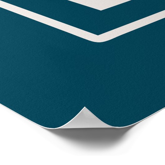 Uw  zeilbootbestemming aan te passen poster (Hoek)