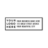 Uw Zelfinkend Stempel van het Adres van het Bedrij (Design)