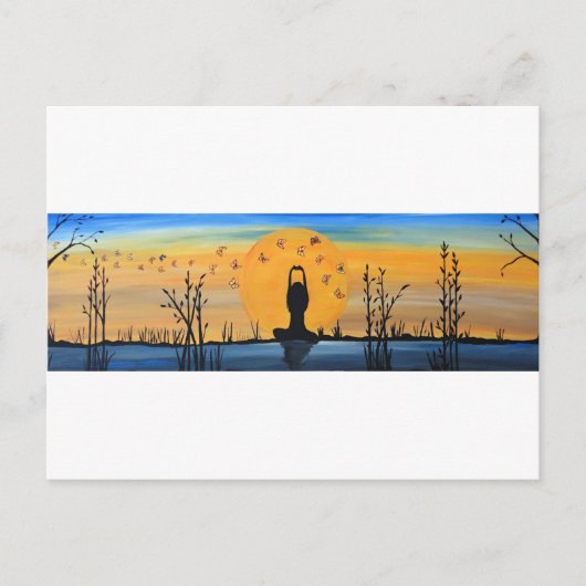 Uw Zen vinden Briefkaart (Voorkant)