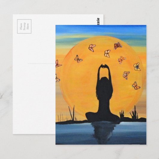 Uw Zen vinden Briefkaart (Voorkant / Achterkant)