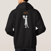 Uw zoon Mijn zoon Grappig Eenvoudig Basketbal Hoodie (Achterkant)