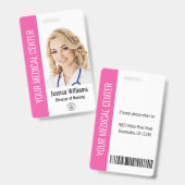 Uw zorgbedrijf - Foto Badge (Front & Back)