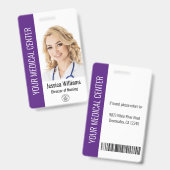 Uw zorgbedrijf - Foto Badge (Front & Back)