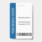 Uw zorgbedrijf - Foto Badge (Back)