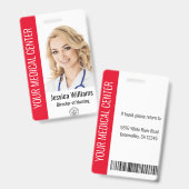 Uw zorgbedrijf - Foto Badge (Front & Back)