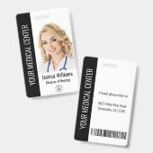 Uw zorgbedrijf - Foto Badge (Voor- en achterkant)