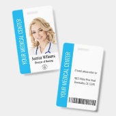 Uw Zorgbedrijf Logo Foto Badge (Voor- en achterkant)