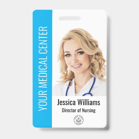 Uw Zorgbedrijf Logo Foto Badge (Voorzijde)