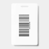 Uw zorgbedrijf medewerker foto badge (Achterkant)