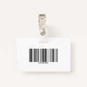 Uw zorgverlener Fotobezoeker Badge (Achterkant met clip)