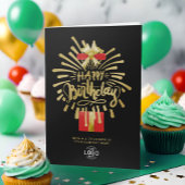 Uw zwarte Logo Red Gold Fireworks-groep, vervolgen Kaart