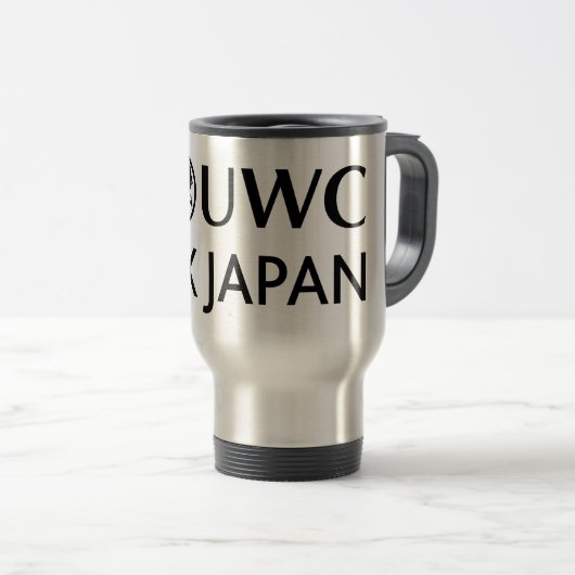 UWC ISAK Japan Travel Mug Reisbeker (Voorkant rechts)