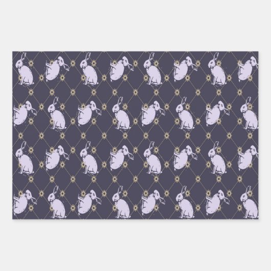 Uwe Majesteit telt Rabbits Gift Wrapping Paper (Voorkant 2)