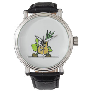 Uwe met duimen omhoog horloge