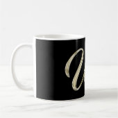 Uwe Name whitegold Tasse Teetasse Kaffeetasse Koffiemok (Links)