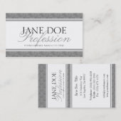 UwJobTitle Script Blue Marble Classic White Visitekaartje (Voorkant / Achterkant)