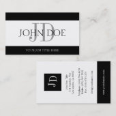 UwJobTitle Witte Banner Visitekaartje (Voorkant / Achterkant)