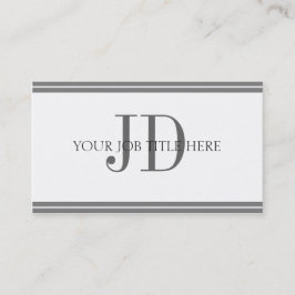 UwJobTitle witte/grijze strepjes Visitekaartje