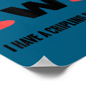 Uwu Ik Heb Verlamende Depressie Mentale Gezondheid Poster (Hoek)