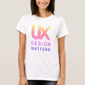 UX Design Matters Rainbow Logo Women's T-Shirt (Voorkant)