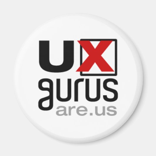 UX-goeroes zijn wij! -Magneet Magneet (Voorkant)