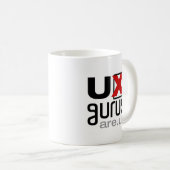 UX Gurus zijn wij! - Officiële mok (Voorkant rechts)