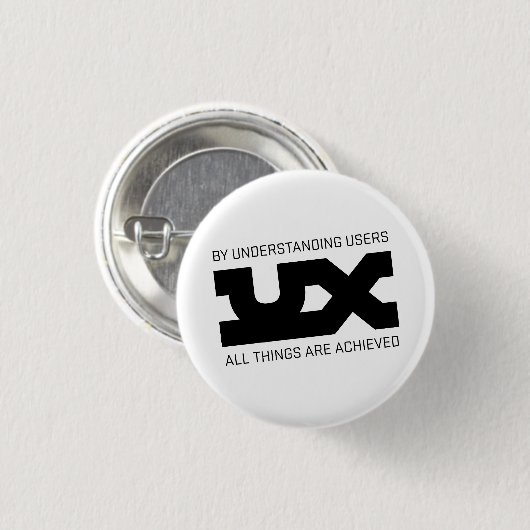 UX Mantras Ronde Button 3,2 Cm (Voorkant /achterkant)
