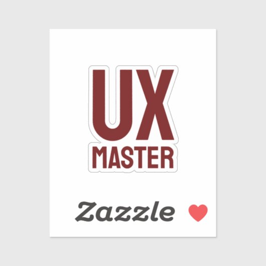 UX-master Sticker (Vel)