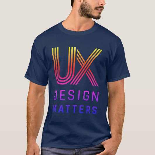 UX-ontwerp is van belang voor de T-shirt van regen (Voorkant)