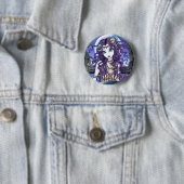 Uxia Gothic Mermaid Ronde Button 5,7 Cm (In situ)