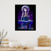 "Uxia" Midnight Mermaid Poster (Keuken)