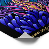 Uxia Original Ocean Scape Dark Mermaid HUGE Poster (Hoek)