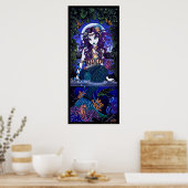 Uxia Original Ocean Scape Dark Mermaid HUGE Poster (Keuken)