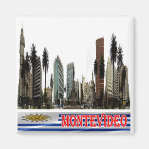 UY012 MONTEVIDEO, Uruguay, Amerika, Fridge Magneet