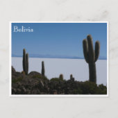 uyuni cacti - bolivia briefkaart (Voorkant)