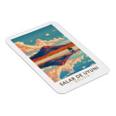 Uyuni Salt Flat Bolivia Motorcycle Travel Art Magneet (Rechterzijde)