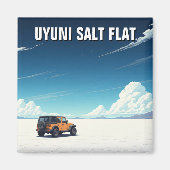 Uyuni Salt Flat Salar De Uyuni Magneet (Voorkant)