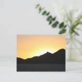 Uyuni zonsondergang briefkaart (Staand voorkant)