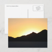 Uyuni zonsondergang briefkaart (Voorkant / Achterkant)