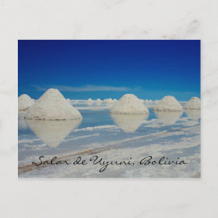 uyuni zout gewone pyramiden briefkaart