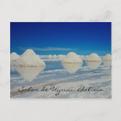uyuni zout gewone pyramiden briefkaart (Voorkant)