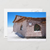 Uyuni-zouthotel in Bolivia Briefkaart (Voorkant / Achterkant)